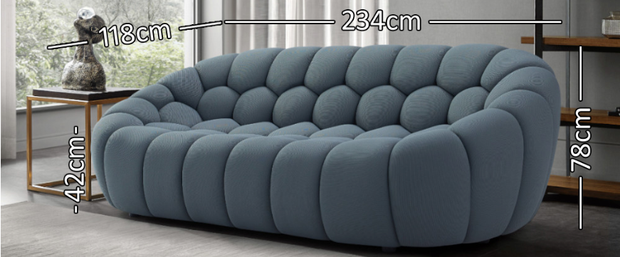 Sofa estilo burbuja